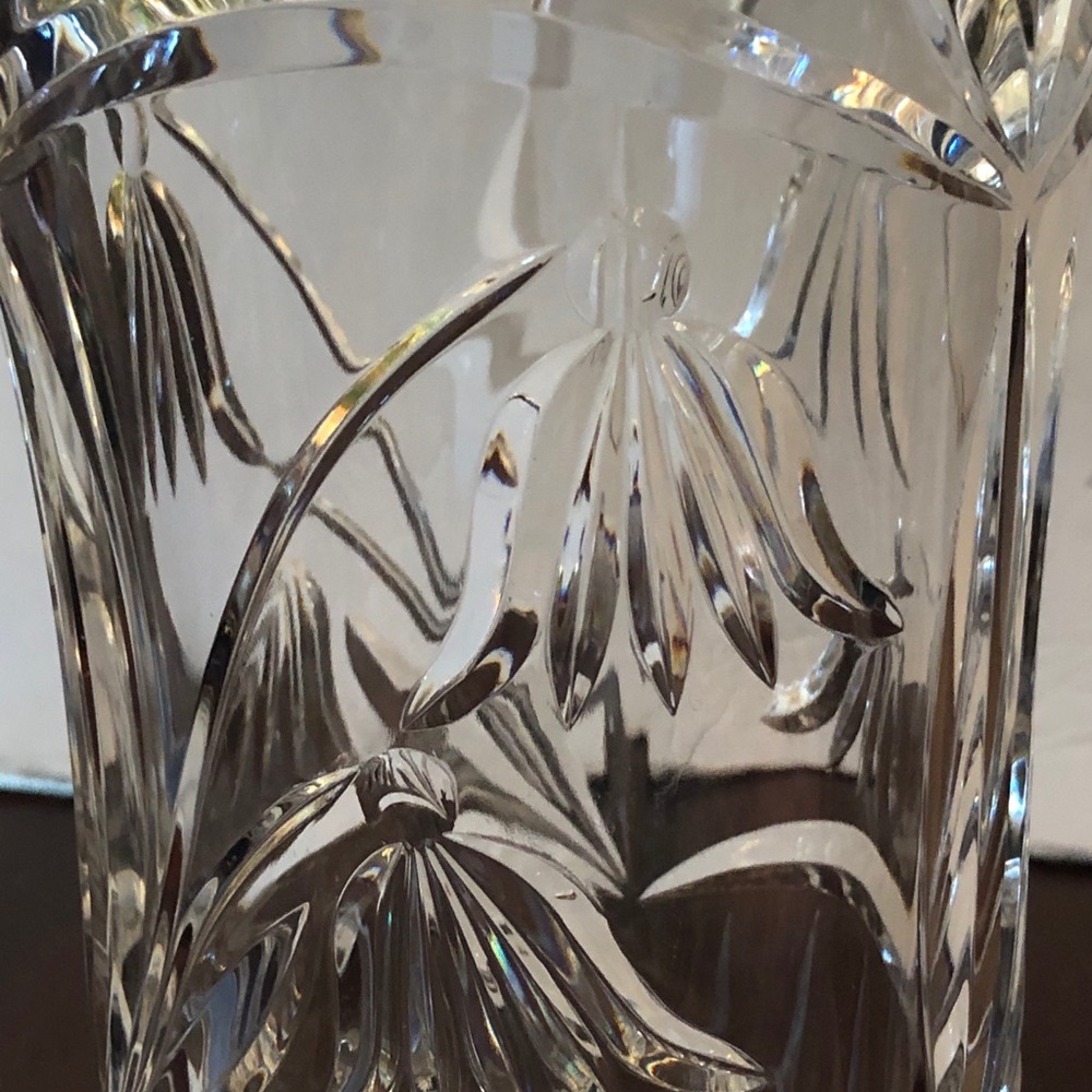 Heavy Glass Vase. 12” - Picture 4 of 5